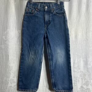 Vintage Levis 550 Jeans 5 Kids Slim Relaxed Fit Blue Denim